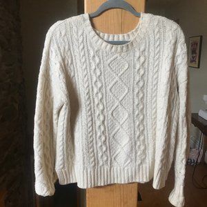 White Knit Sweater